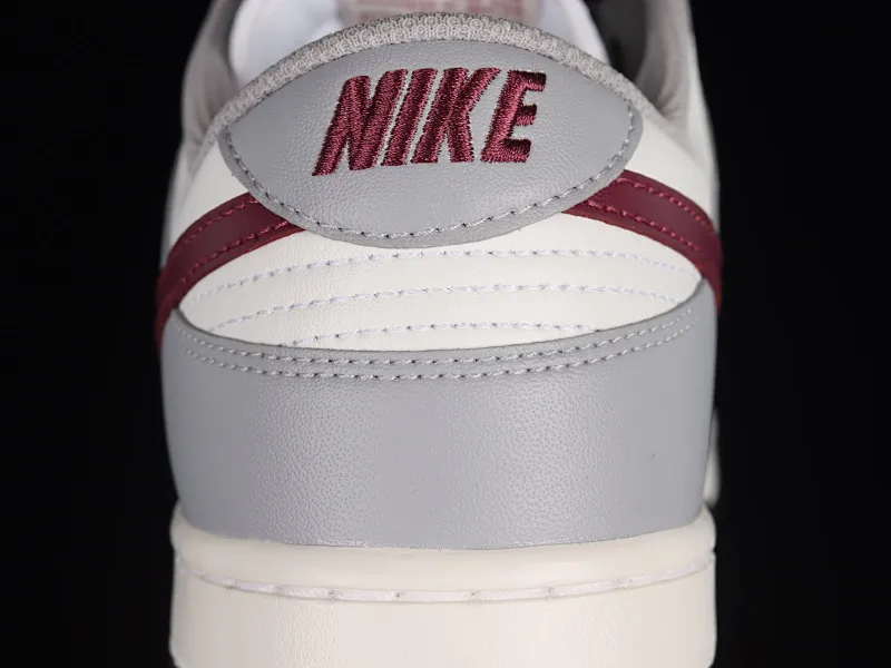 All categories Nk SB Dunk series Nk SB Dunk Low low-top sneakers Nk Dunk Low "Grey White" gray burgundy low-top retro sports and leisure sneakers DD1503-122